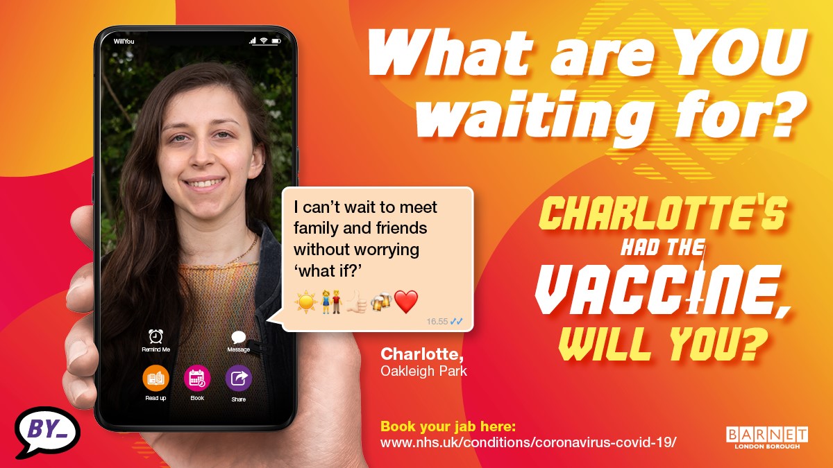 Charlotte has had the vaccine, will you?