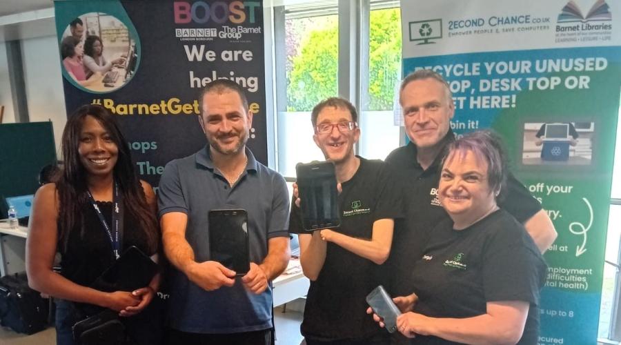 Barnet Council has partnered with 2econd Chance to provide free devices