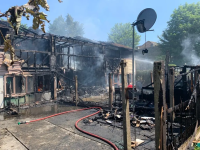 A fire in summer 2023 started in a council-owned property in Moss Hall Grove, West Finchley, and rapidly spread across the terrace of four properties.
